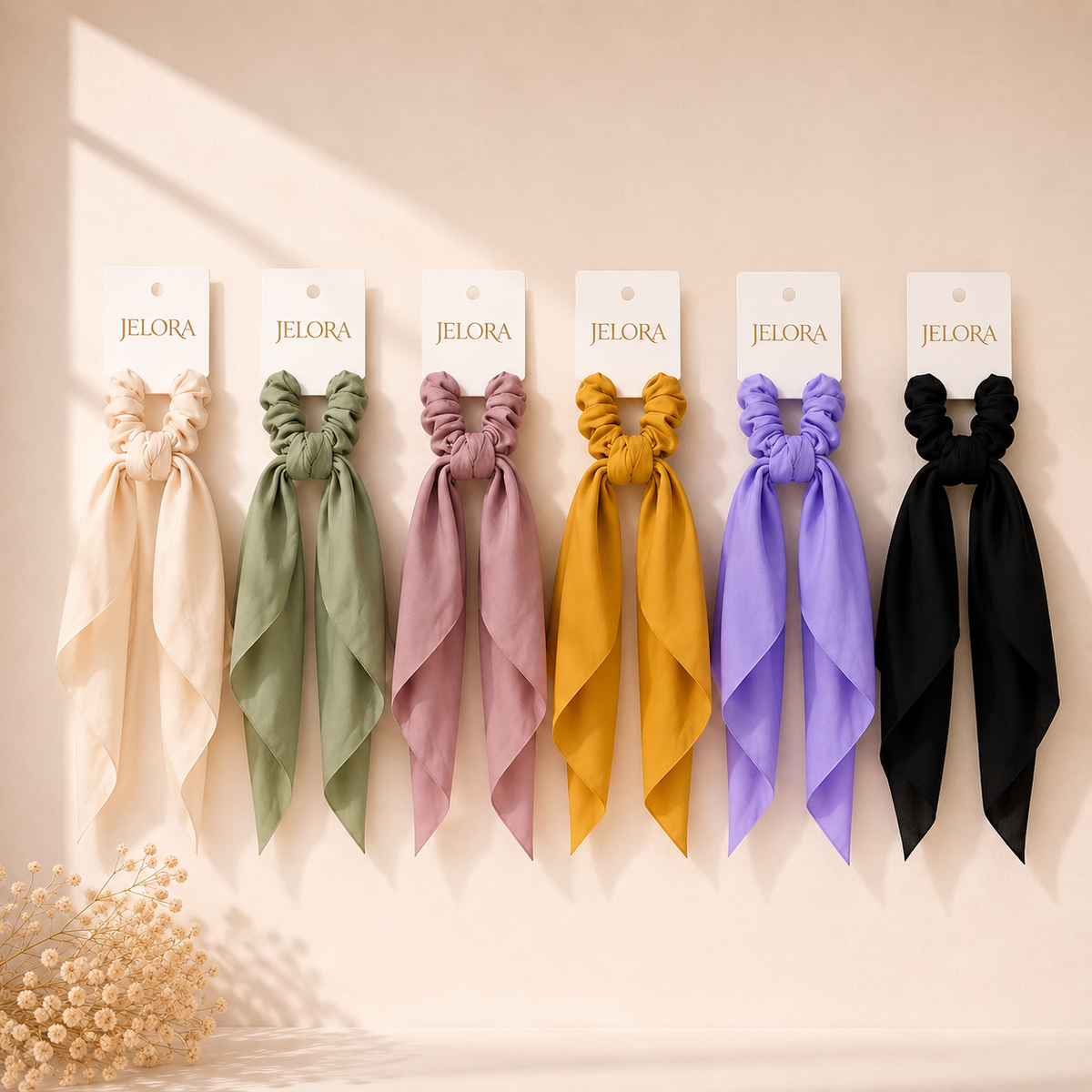 Chouchou foulard lisse