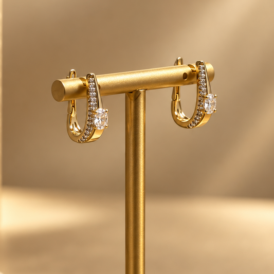 Boucles d'oreilles Rose